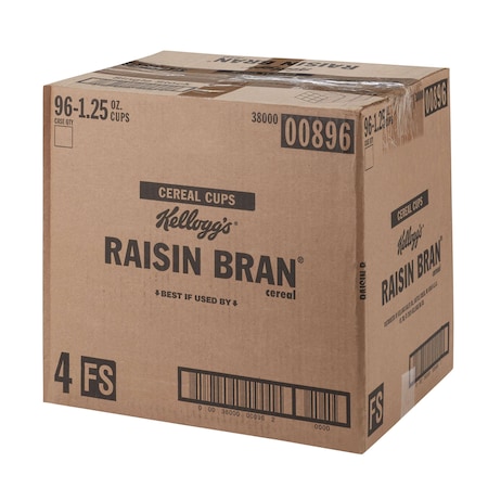 Kellogg's Raisin Bran Cereal 1.25 Oz. Cup, PK96